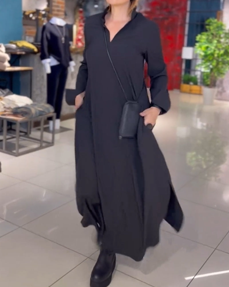 Evite™ - Langes Stretchkleid weich