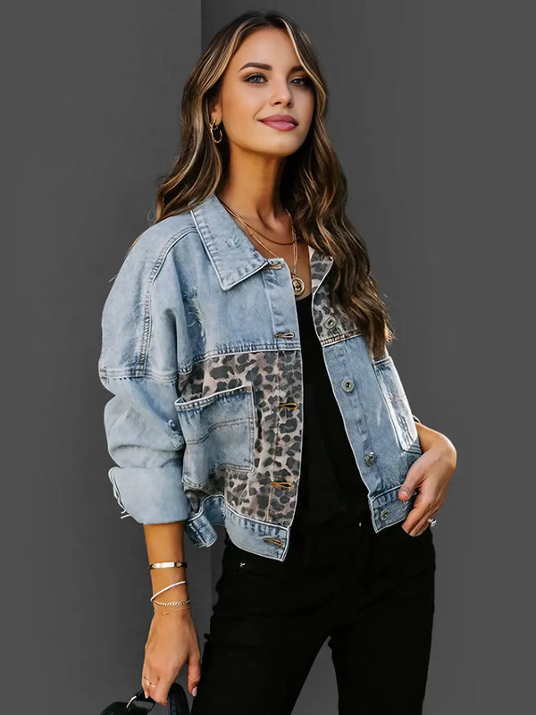 Leopard | Jeansjacke