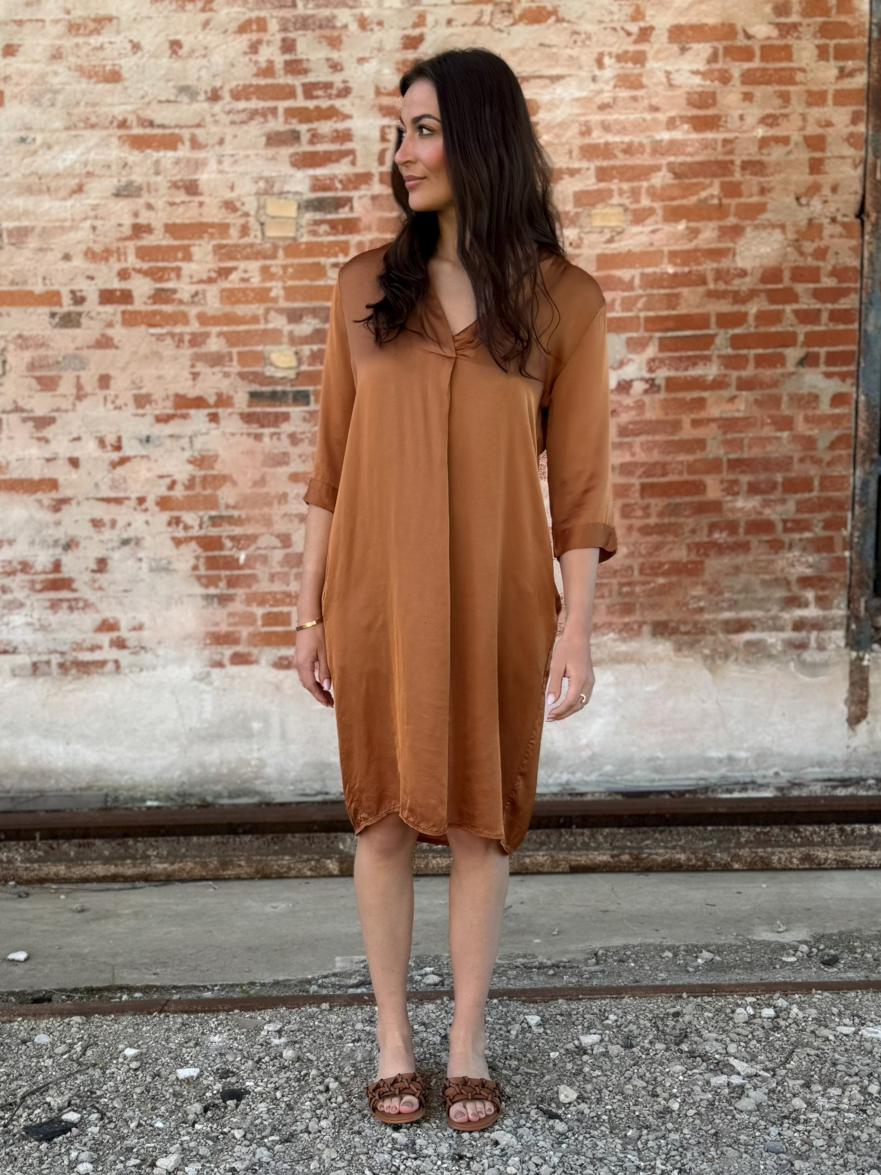 NADA tunic dress - Mocca Mousse