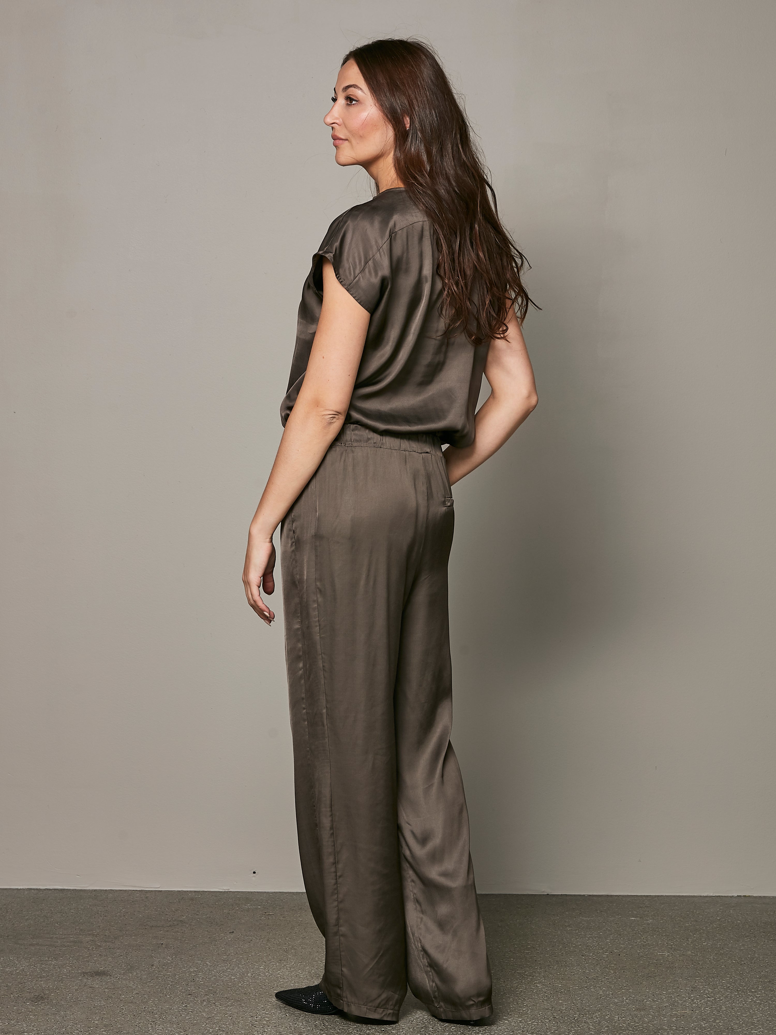 VALINA trousers - Dark Brown