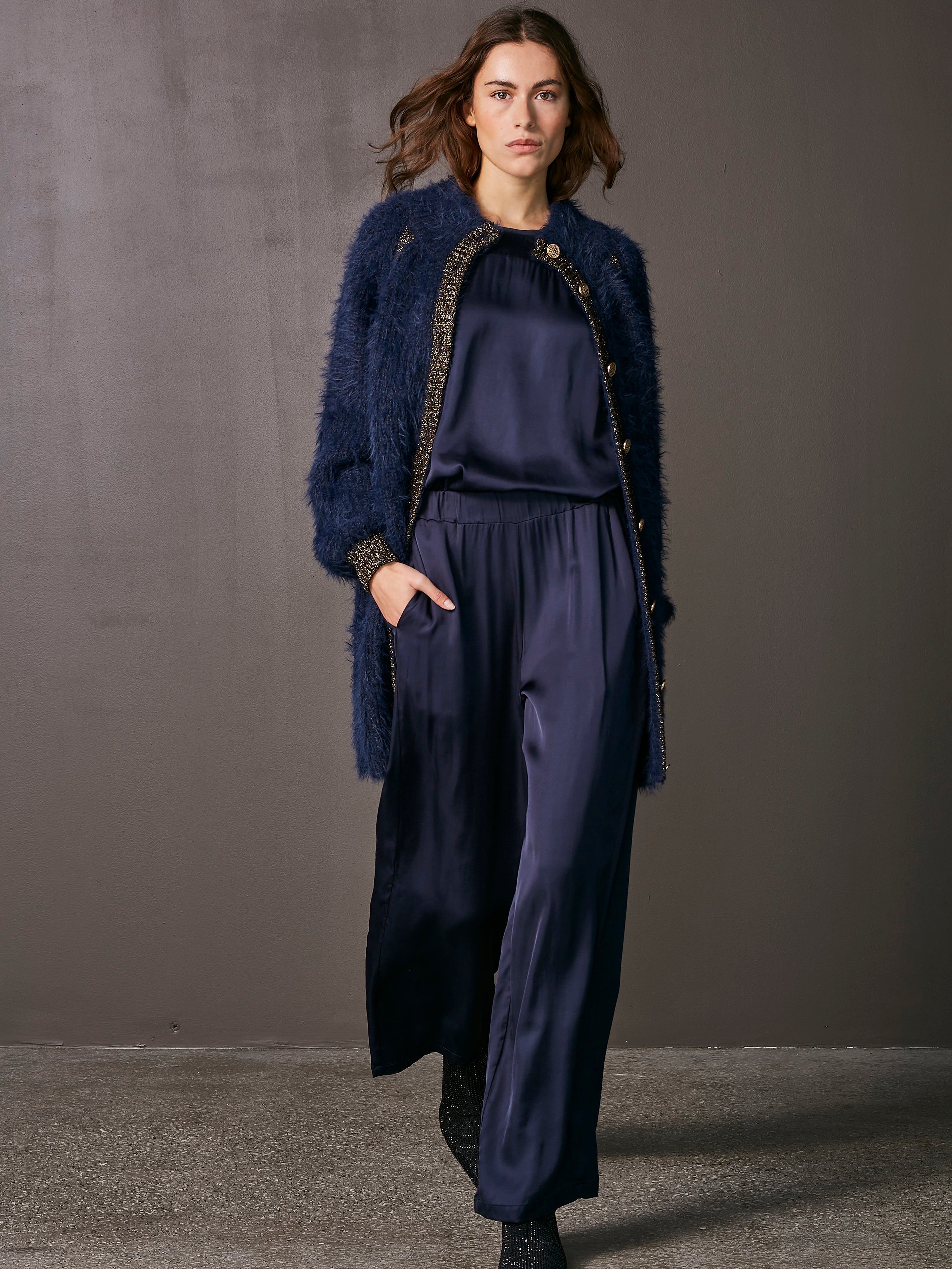 VALINA trousers - Classic Navy