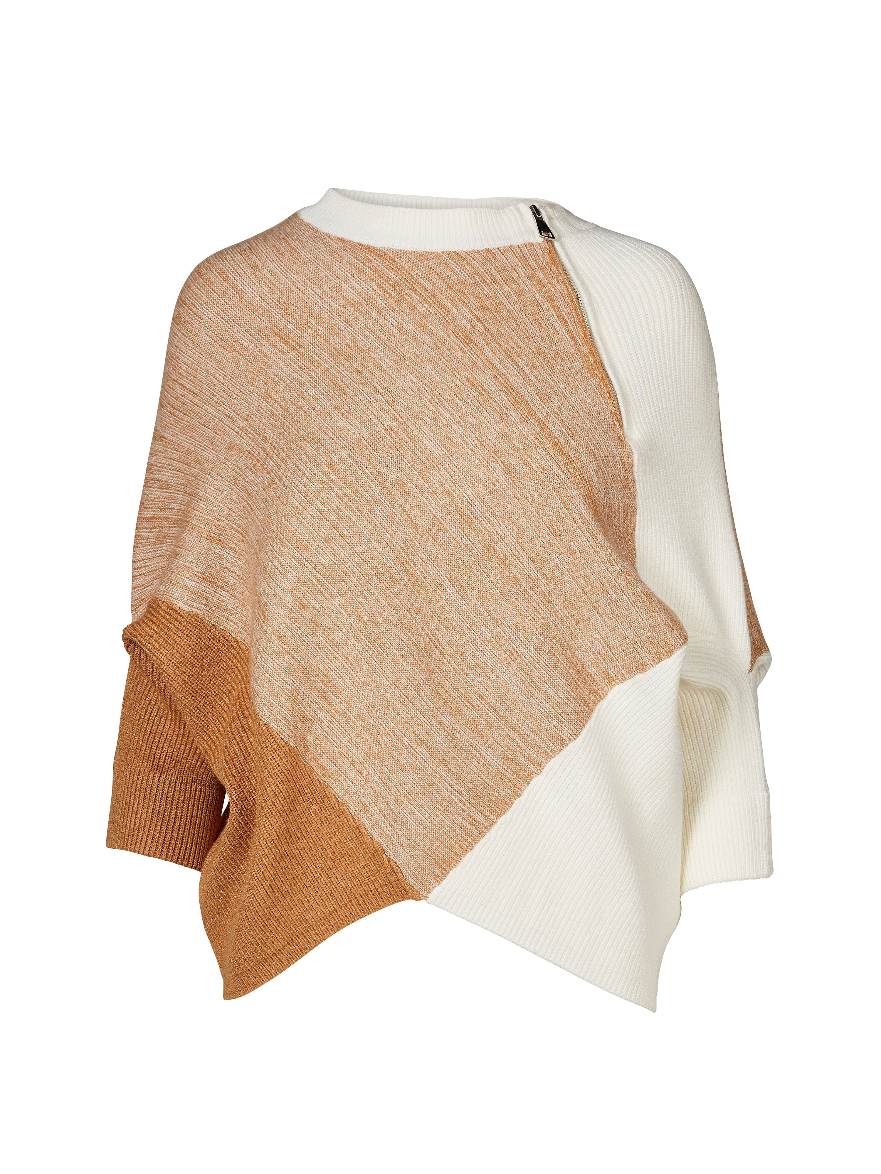 VENJA patterned knit blouse - Sand mix