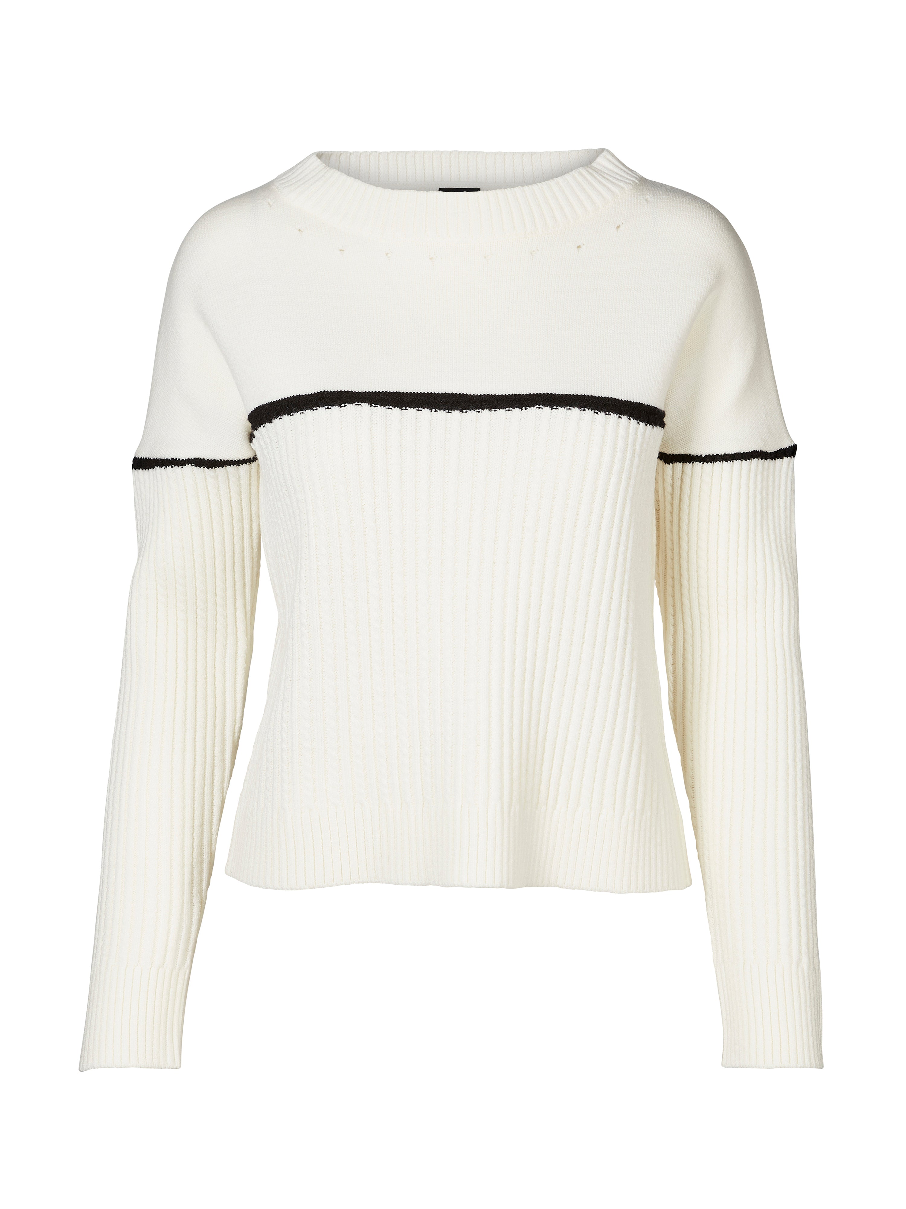 VINCA knit blouse - Creme