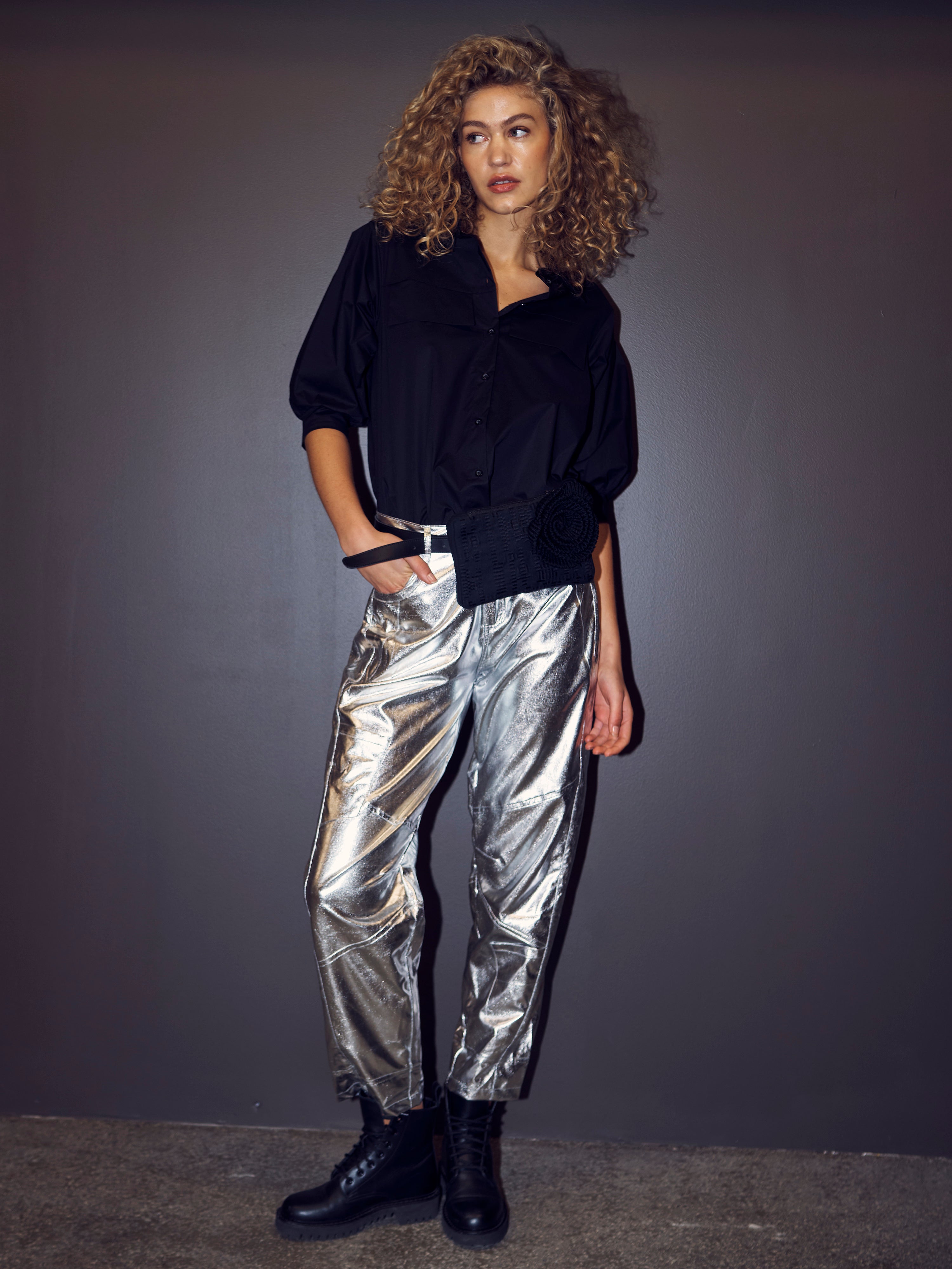 VIOL trousers - Silver