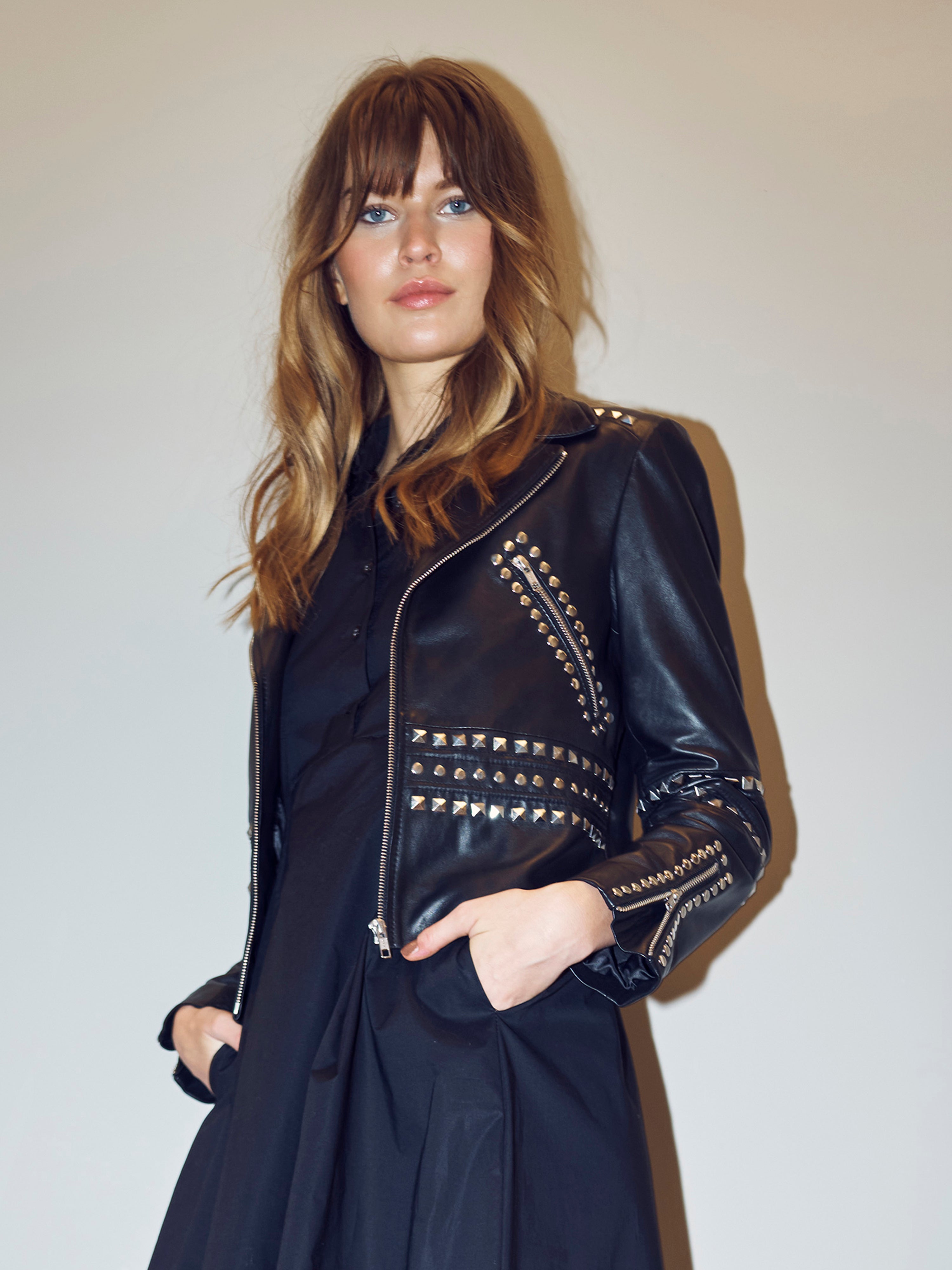 VERENA biker jacket - Black