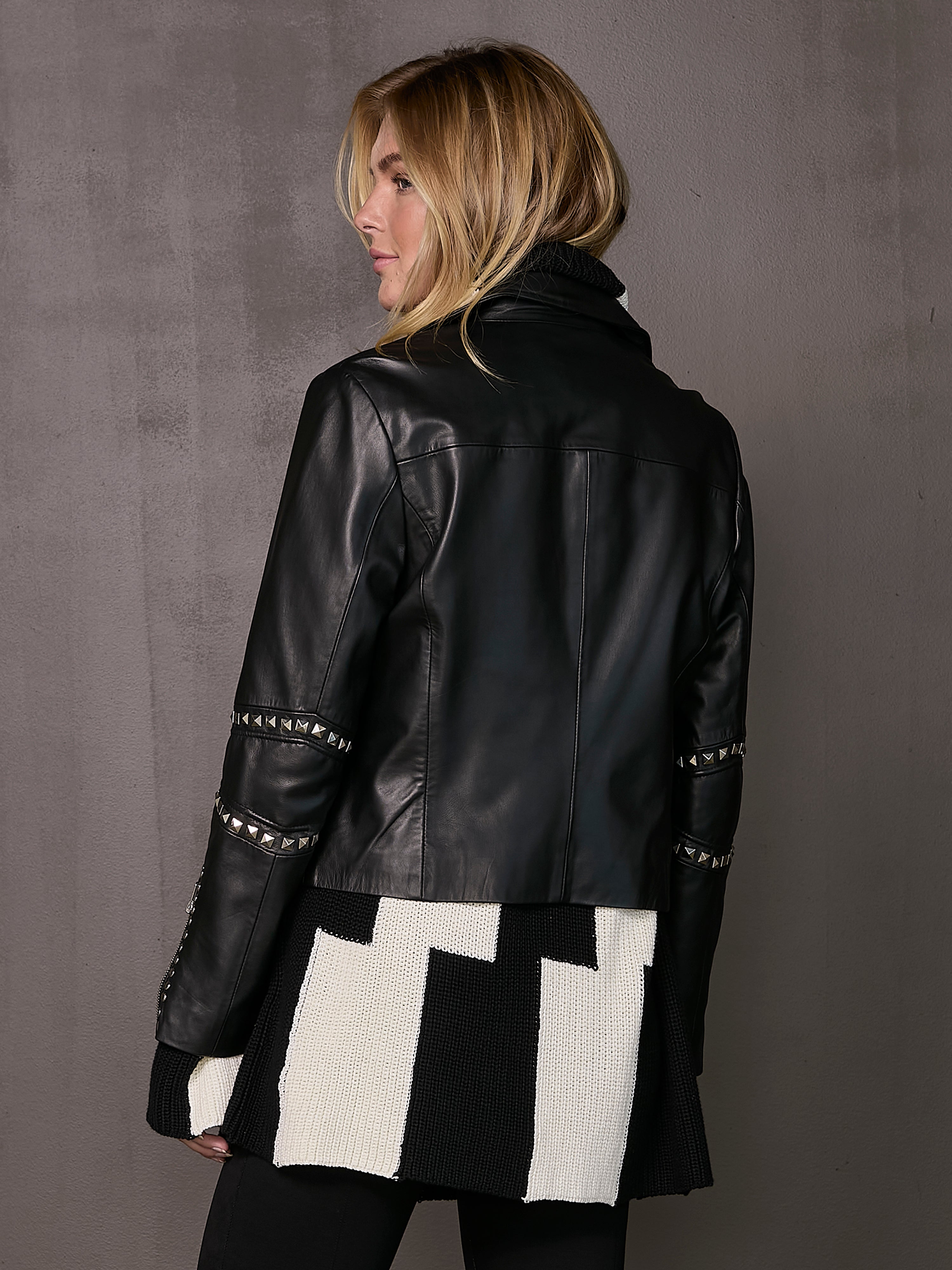 VERENA biker jacket - Black