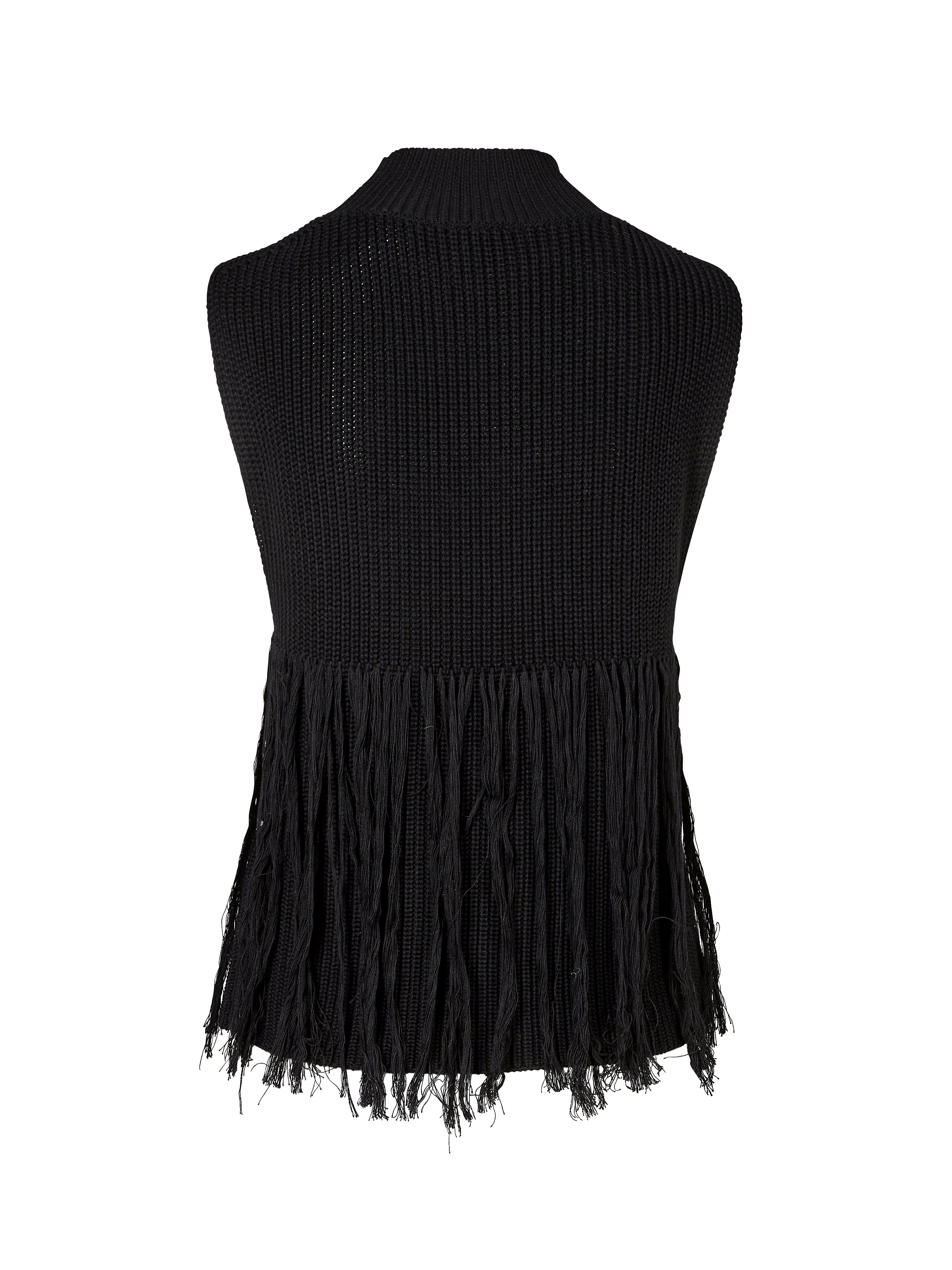 VIRNA knit vest - Black